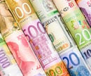 Rolls of different currency